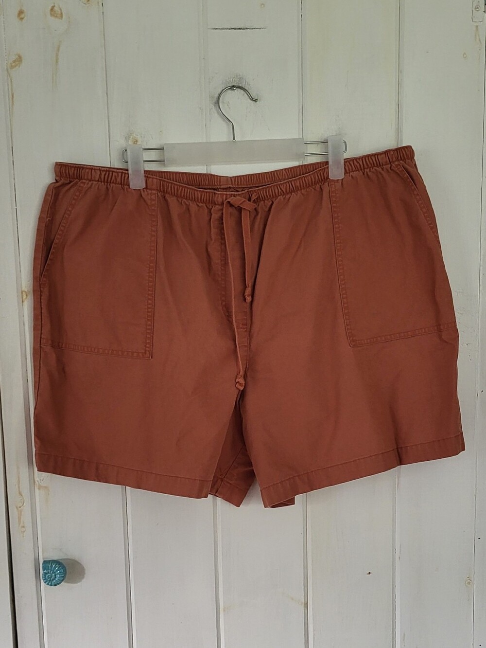 LL Bean Classic Fit Elastic Waist Cotton Shorts